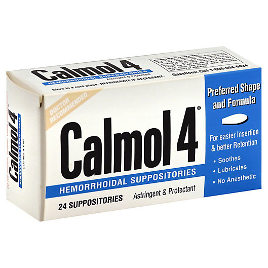 Alternate image 1 for Calmol 4® 24-Count Hemorrhoidal Suppositories