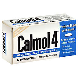 Calmol 4® 24-Count Hemorrhoidal Suppositories