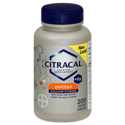 Citracal&reg; Petites 200-Count Calcium Supplement Coated Tablets