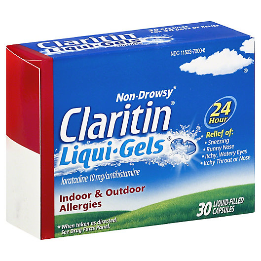 Alternate image 1 for Claritin® 30-Count 10 mg Liqui-Gels® Capsules