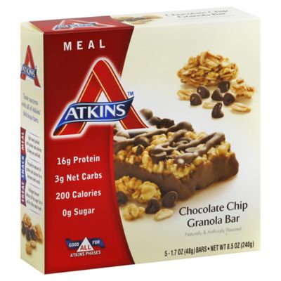 Atkins&trade; Chocolate Chip Granola Bar 5-Pack Meal Bars