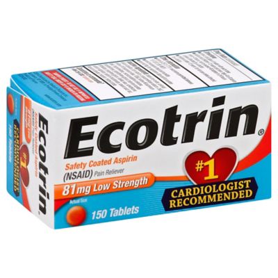 Ecotrin&reg; Aspirin 150-Count Low Strength Safety Coated Tablets