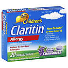 Alternate image 0 for Claritin&reg; Children&#39;s Allergy 20-Count Chewable Tablets in Grape Flavor
