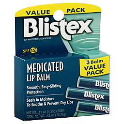 Blistex Medicated .15 oz. 3-Pack Lip Balm
