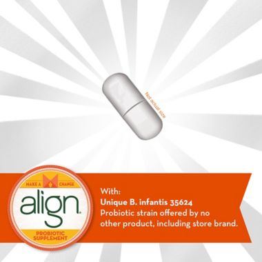 Align 42-Count B. infantis 35624 Probiotic Supplement Capsules. View a larger version of this product image.