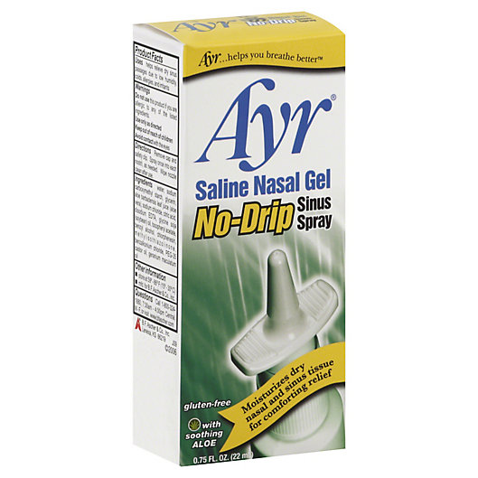 Alternate image 1 for Ayr® Nasal Gel No-drip .75 fl.oz. Saline Spray