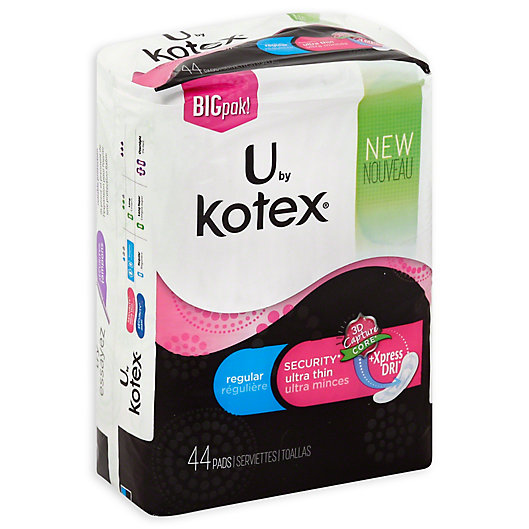 Alternate image 1 for U by Kotex® Security® 44-Count Ultra Thin Regular Pads