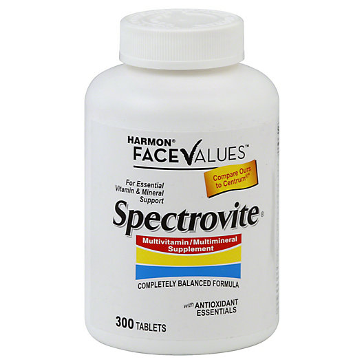 Alternate image 1 for Harmon® Face Values™ 300-Count Antioxidant Essentials Spectrovite Tablets with Lutein