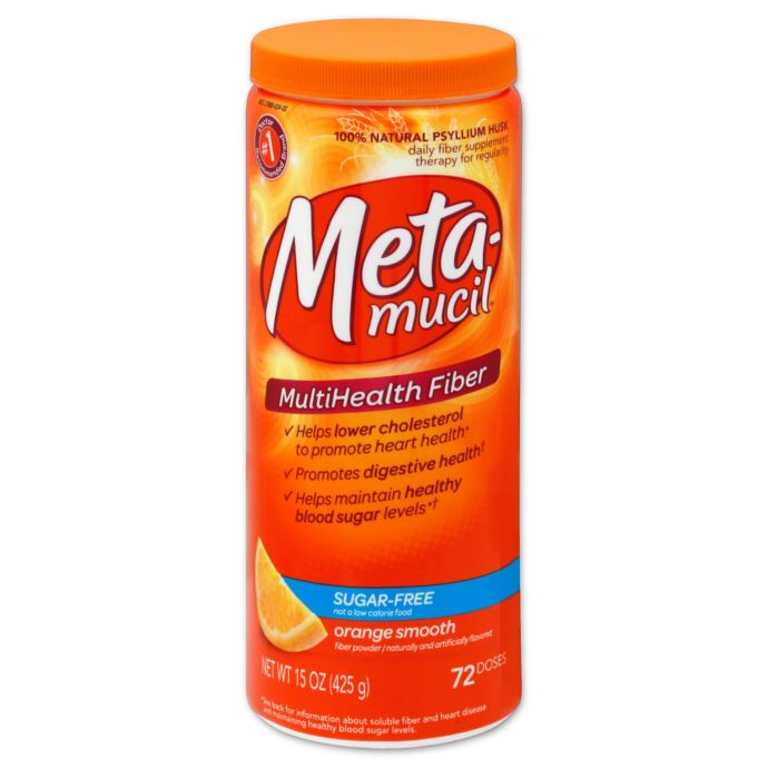 Metamucil 72Count Sugar Free Orange Smooth Daily Fiber