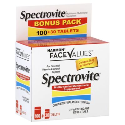 Harmon&reg; Face Values&trade; Spectrovite&reg; 130-Count Multivitamin/Multimineral Tablets