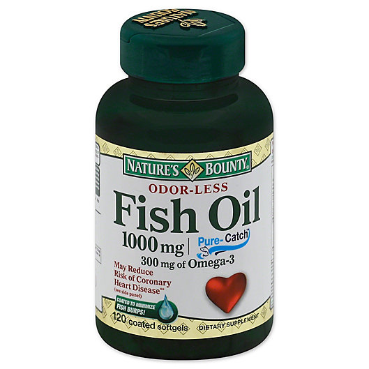 Alternate image 1 for Nature's Bounty 100-Count 1000 mg Odorless Fish Oil Softgels