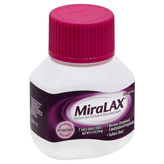 MiraLAX® 4.1 oz. Laxative Powder Bed Bath & Beyond