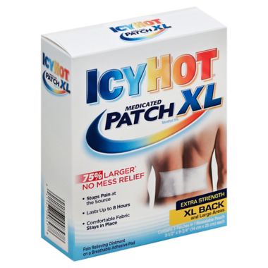 Icy Hot&reg; Extra Strength 3-Count XL Medicated Back and Large Area Patches. View a larger version of this product image.