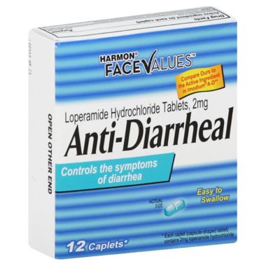 Harmon&reg; Face Values&trade; 12-Count Anti-Diarrheal Caplets. View a larger version of this product image.