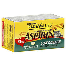 Harmon® Face Values™ 120-Count Low Dosage Aspirin Tablets