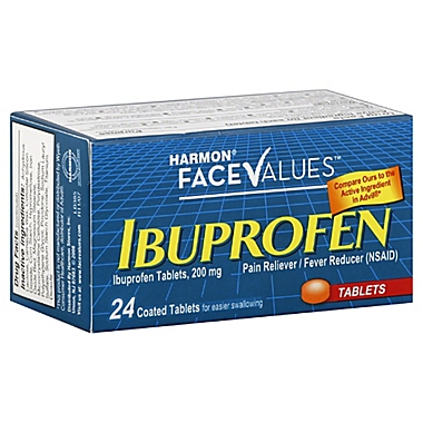 Harmon&reg; Face Values&trade; 24-Count Ibuprofen 200 mg Tablets. View a larger version of this product image.