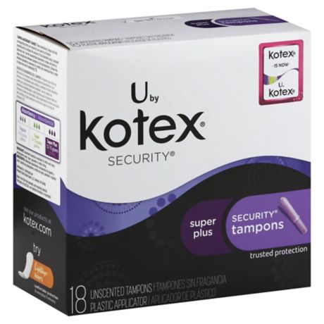 Kotex Security 18 Count Super Plus Absorbency Tampons Bed Bath Beyond