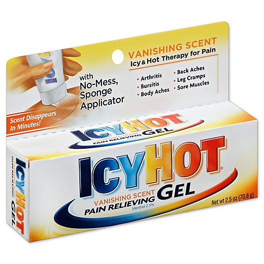 Alternate image 1 for Icy Hot® 2.5 oz. Pain Relieving Gel with Vanishing Scent
