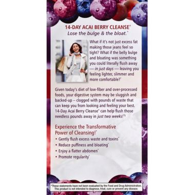 Irwin Naturals 14-Day Acai Berry Cleanse 56-Count Tablets. View a larger version of this product image.