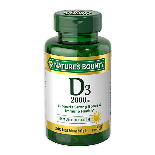 Alternate image 1 for Nature's Bounty 240-Count Vitamin D 2000 IU Tablets
