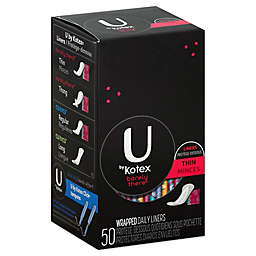 U by Kotex Lightdays Barely There 50-Count Thin Pantiliner