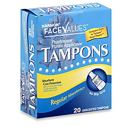 Harmon® Face Values™ 20-Count Pearlescent Regular Unscented Tampons