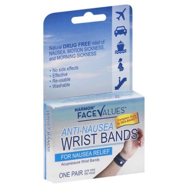 Harmon&reg; Face Values&trade; 1-Pair Anti-Nausea Wrist Bands. View a larger version of this product image.