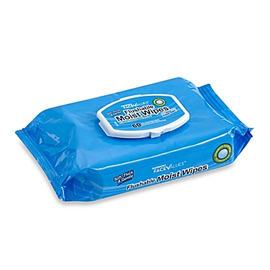 Harmon&reg; Face Values&trade; 60-Count Flushable Moist Wipes with Flip Lid. View a larger version of this product image.