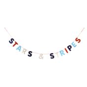 H for Happy&trade; 72-Inch Stars &amp; Stripes Felt Banner