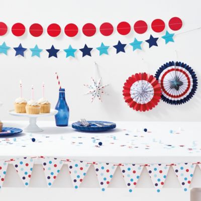 H for Happy&trade; Complete Americana Paper Party Decorations Set