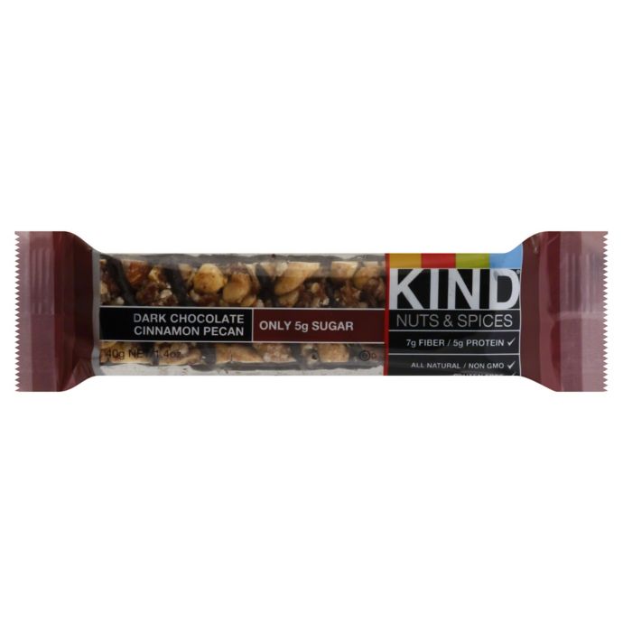 Kind 1.4 oz. Dark Chocolate, Cinnamon & Pecan Bar | Bed Bath & Beyond