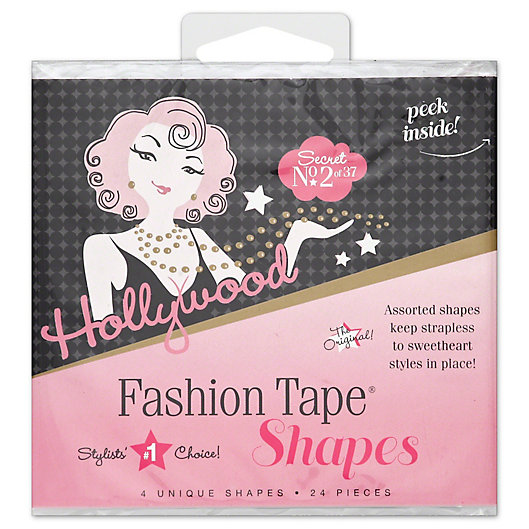 Alternate image 1 for Hollywood Fashion Secrets® 24-Count Fashion Tape Shapes