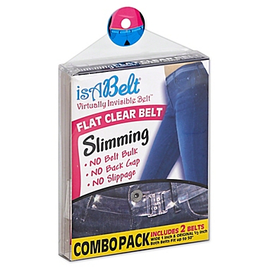IsABelt&trade; 2-Pack Flat Clear Belt. View a larger version of this product image.