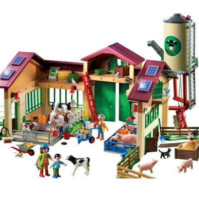 barn and silo outdoor playset