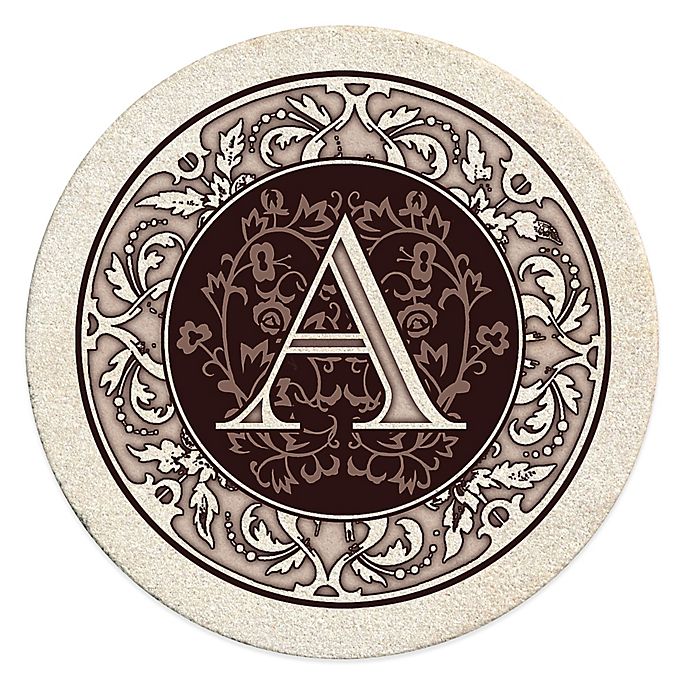 Customizable Monogrammed Thirstystone Sandstone Coasters Set of 4 Customizable Monogrammed Thirstystone Sandstone Coasters Set of 4