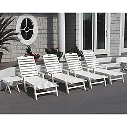 POLYWOOD® Nautical Chaise with Arms