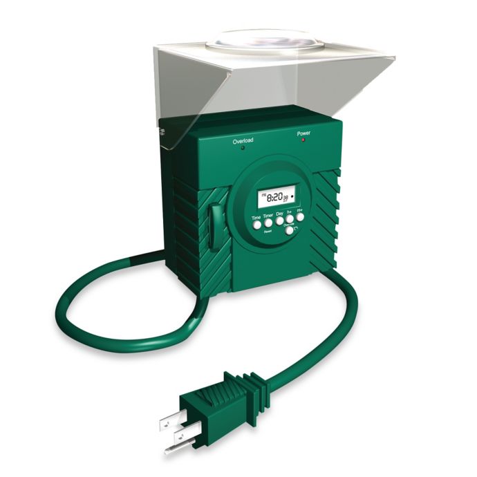 Stanley® TimerMax 2-Outlet Outdoor Pro Timer in Green | Bed Bath & Beyond
