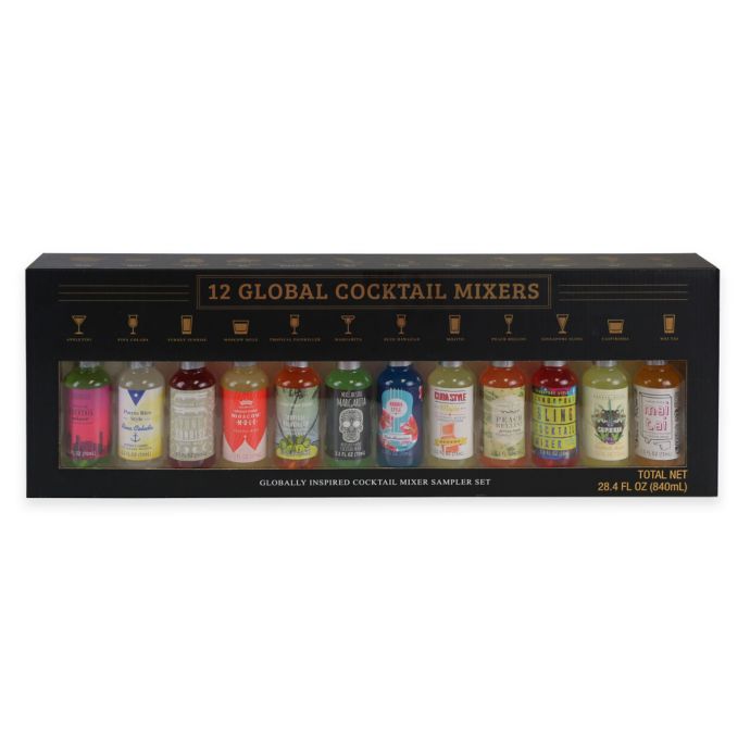 Coastal Cocktails 12Pack Global Cocktail Mixers Set Bed Bath and