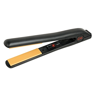 CHI 1-Inch Ceramic Hairstyling Flat Iron in Black. View a larger version of this product image.