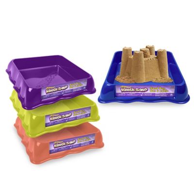 kinetic sand box with lid