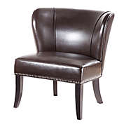 Madison Park Hilton Concave Back Armless Chair