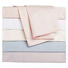 Alternate image 1 for Nestwell&trade; Pima Cotton Sateen 500-Thread-Count Twin XL Sheet Set in Bright White