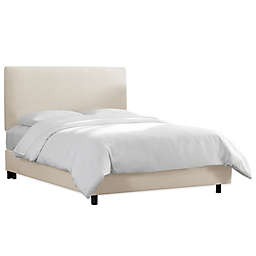 Scottsburg Upholstered Queen Bed in Linen Talc