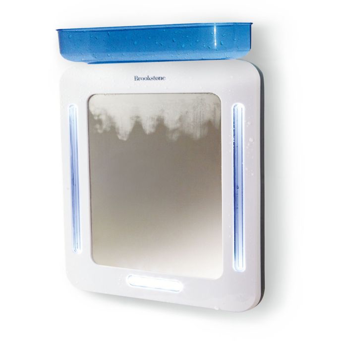 Brookstone® Fogless Mirror with LED Lighting Bed Bath & Beyond