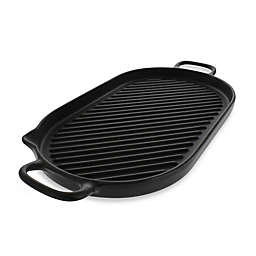 Chasseur® Large Cast Iron Oval Grill in Black