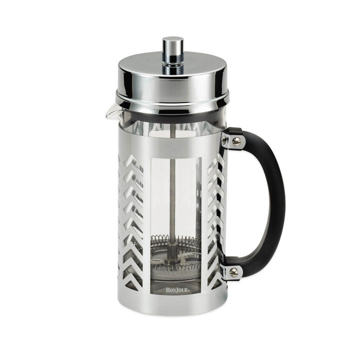 Bonjour® 8Cup Maximus French Press in Chevron Bed Bath & Beyond