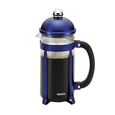 Bonjour&reg; 8-Cup Maximus French Press in Blue. View a larger version of this product image.