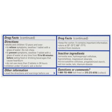 Pepcid&reg; AC&reg; 30-Count Original Strength Acid Reducer Tablets. View a larger version of this product image.