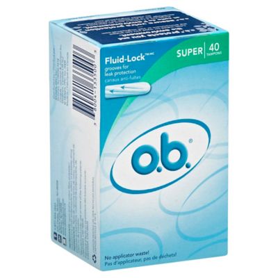 O.B. 40-Count Super Tampons