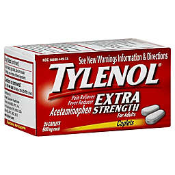 Tylenol® Extra Strength 24-Count 500 mg Pain Reliever Caplets